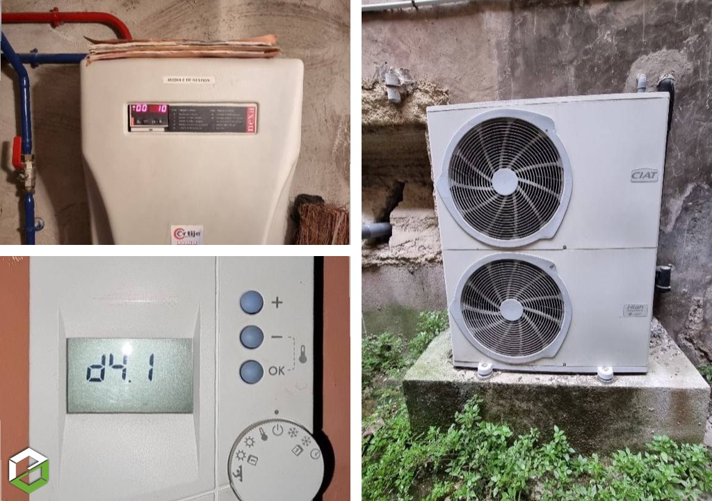 DIAGNOSTIC SUR POMPE A CHALEUR NEXA / CIAT pour radiateurs à ARAMON