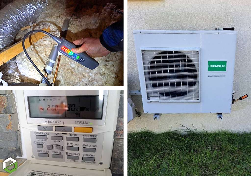 Consultez la chantier : depannage gaz climatisation gainable fujitsu general à tresques 30