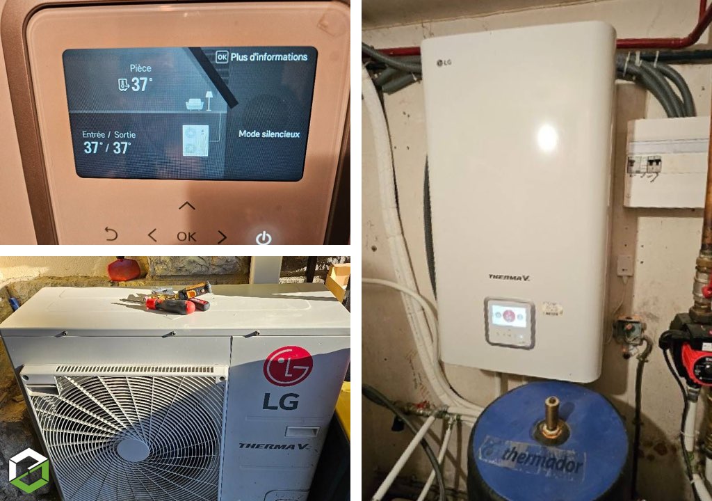 Pompe à chaleur LG Therma V 16kW : Efficacité & Économie