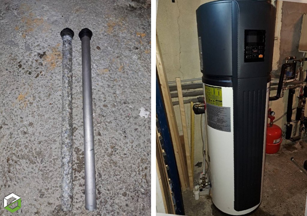 Consultez la chantier : entretien d'un chauffe-eau thermodynamique johnson controls à redessan