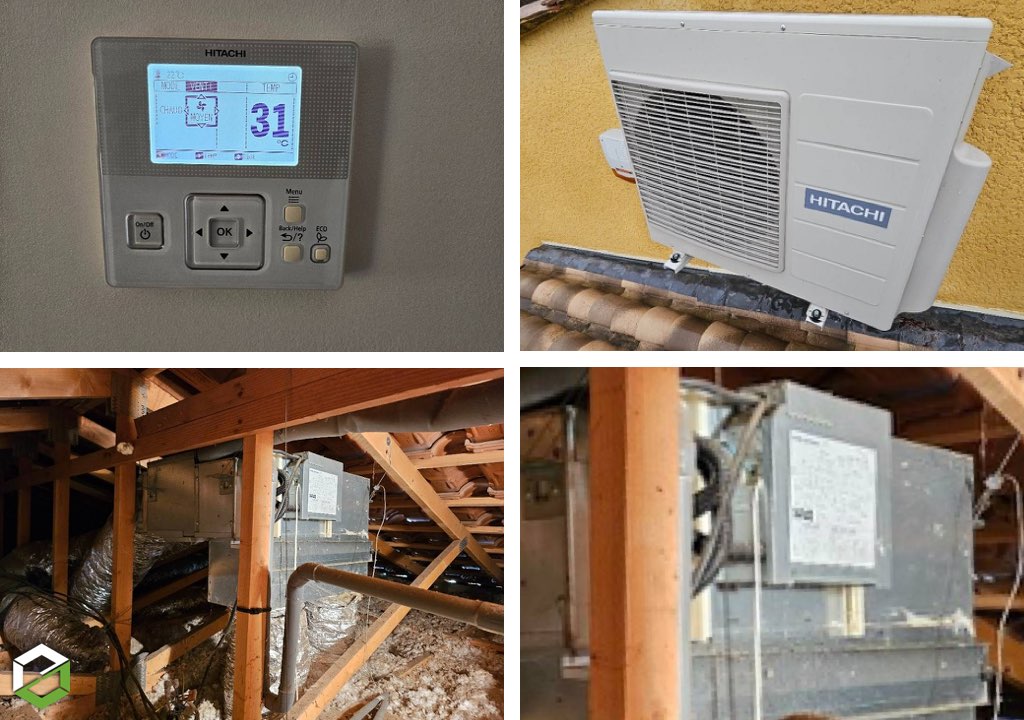 Consultez la chantier : maintenance climatisation bi-split gainable hitachi à mus (gard)