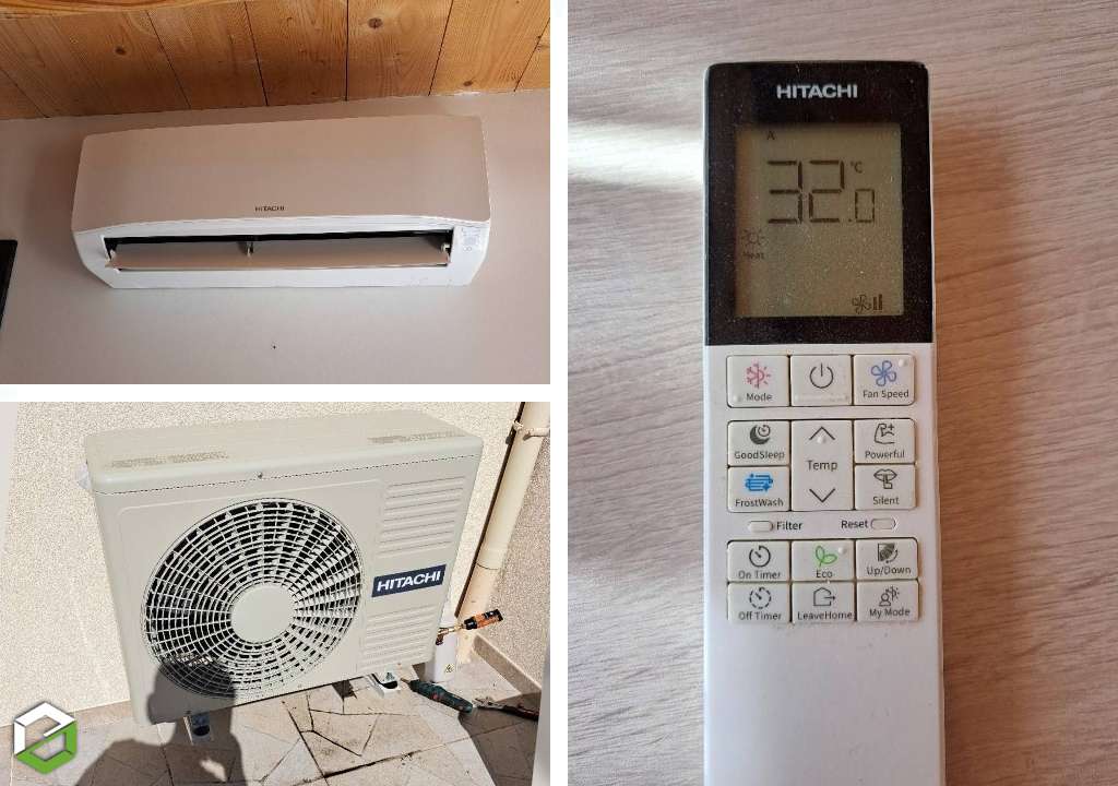 Consultez la chantier : maintenance climatisation mono-split murale hitachi à collorgues