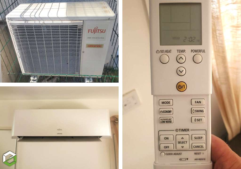 entretien d'une climatisation mono-split murale fujitsu general dans le gard