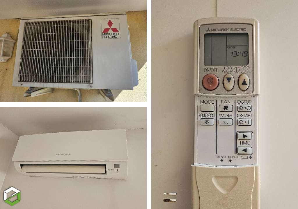 Consultez la chantier : entretien d'une climatisation mono-split murale mitsubishi
