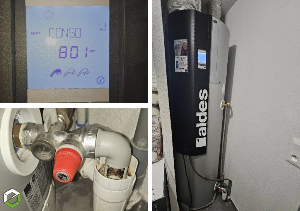 Entretien chauffe-eau thermodynamique ALDES T.FLOW HYGRO+