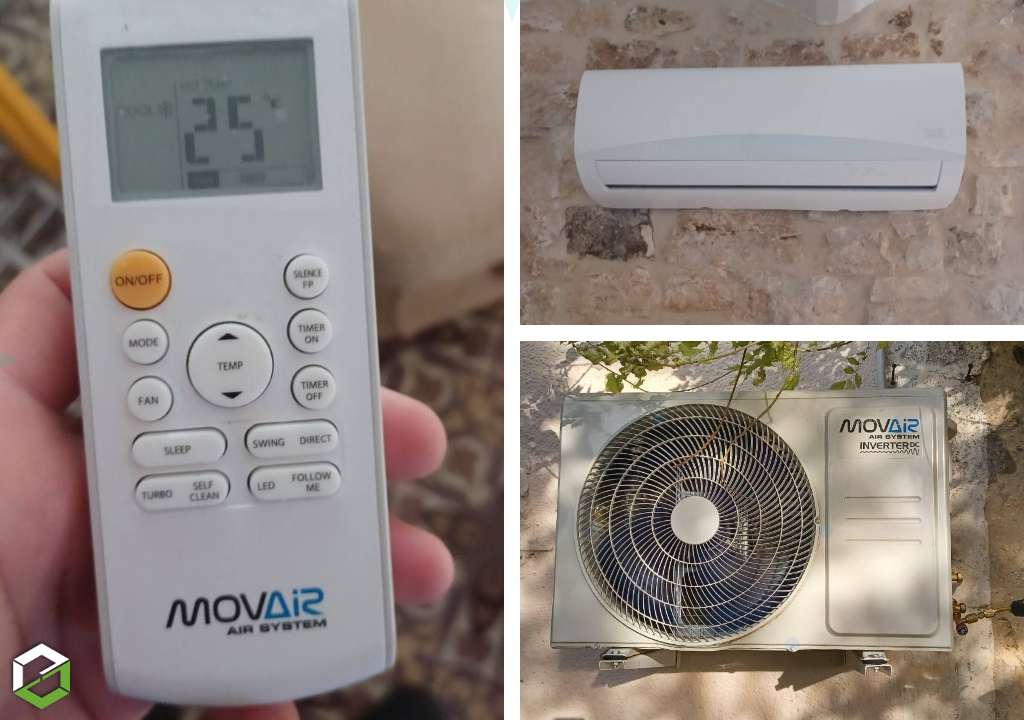 Maintenance climatisation mono-split murale MOVAIR