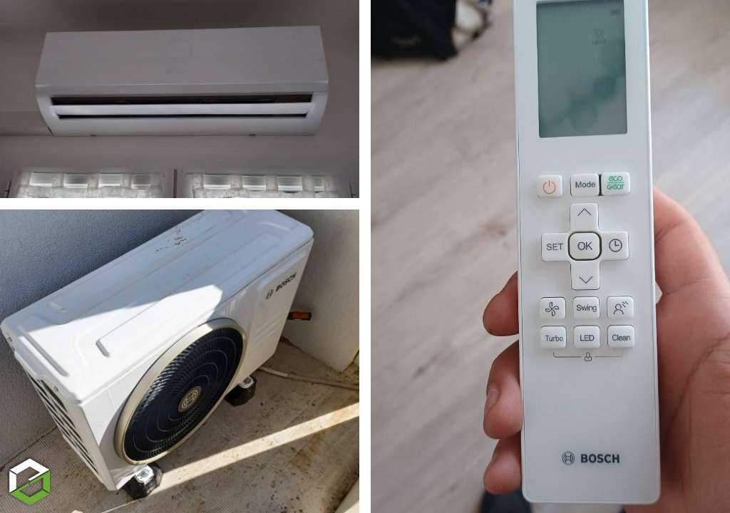 Maintenance d'une climatisation murale mono-split Bosch 