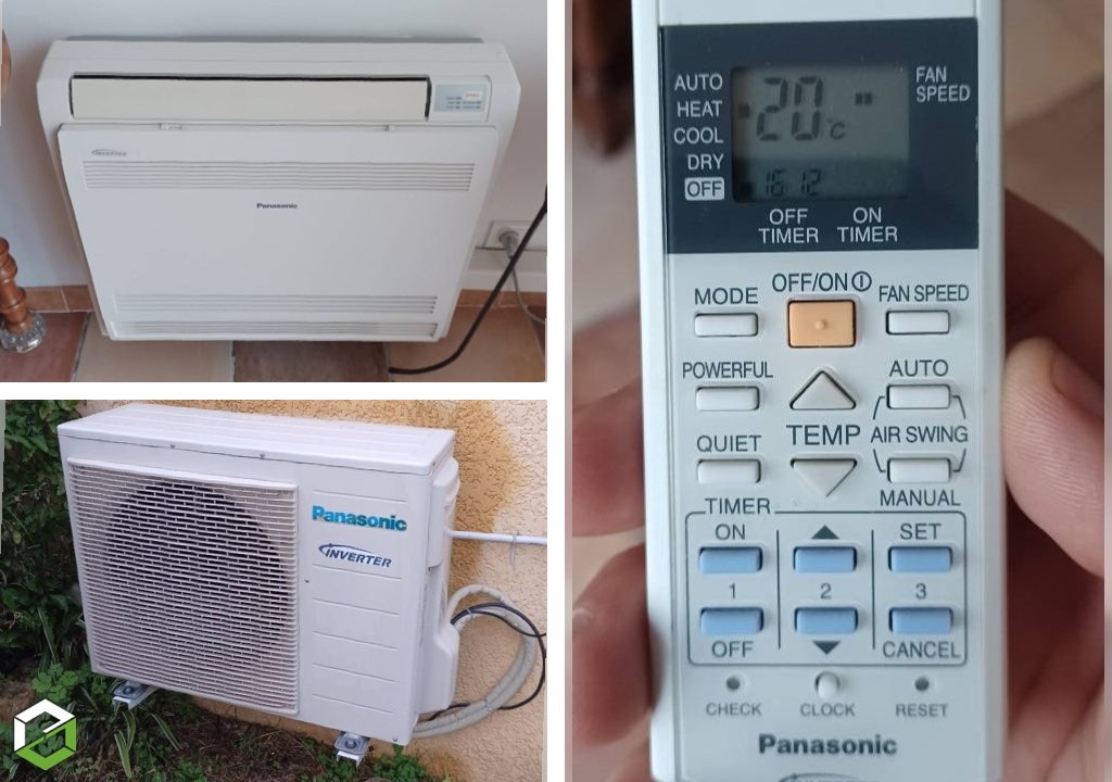 Entretien d'une climatisation mono-split console Panasonic