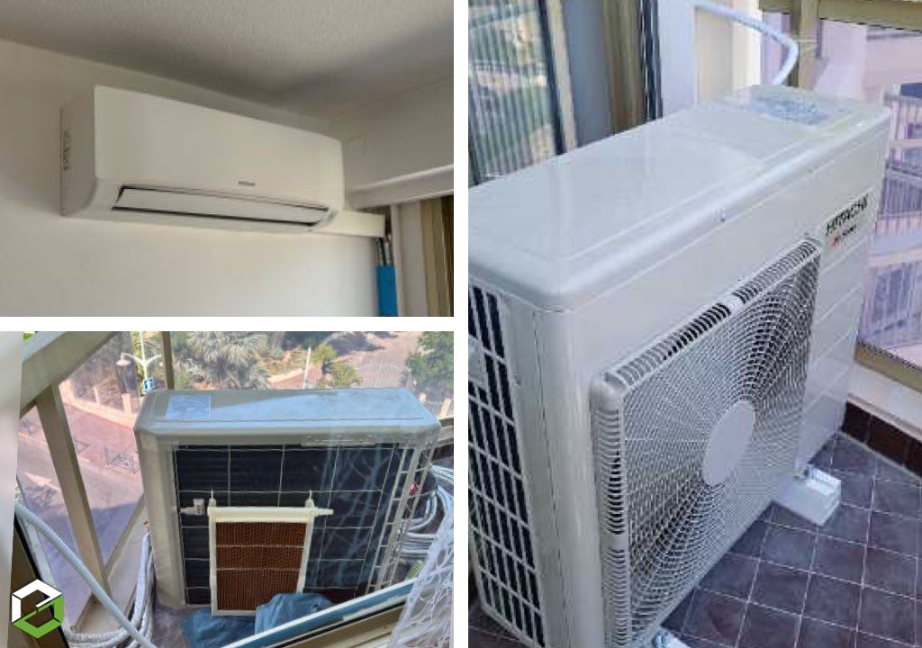 Installation d'une climatisation HITACHI  7,2 kW - Entreprise RGE QualiBAT