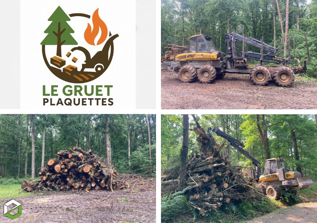 Consultez la chantier : débardage d'un bois pour production de plaquettes forestières