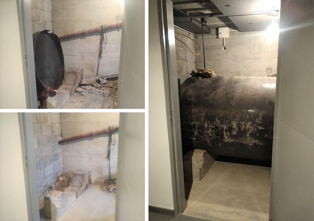 Consultez la chantier : dégazage, découpage et enlèvement d'une cuve fioul cylindrique de 3000 litres 