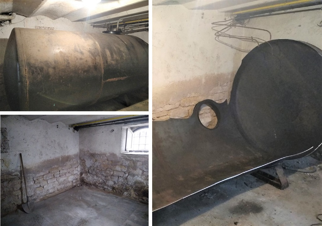 Consultez la chantier : dégazage, découpage et enlèvement d'une cuve fioul cylindrique de 5000 litres