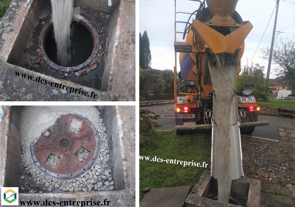 Consultez la chantier : neutralisation d'une cuve à fioul enterrée