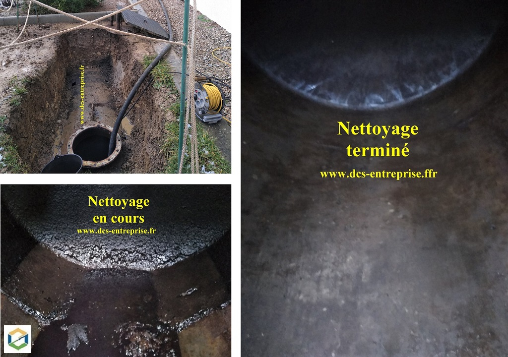 Consultez la chantier : nettoyage d'une cuve fioul enterrée de 3000 litres