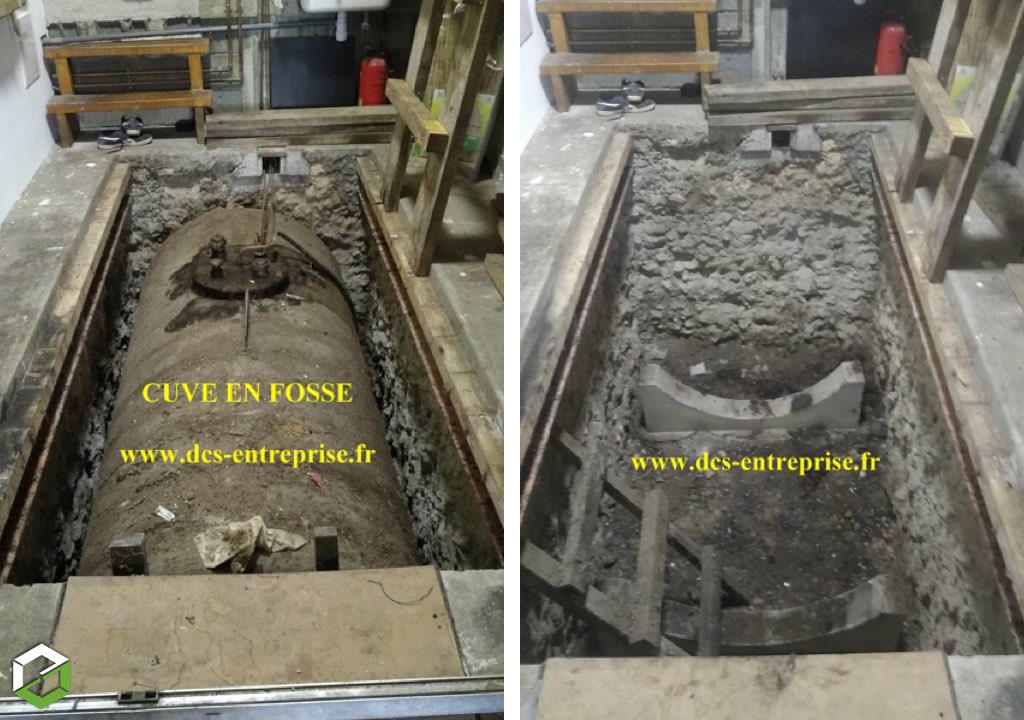 Consultez la chantier : dégazage et découpage cuve fioul 