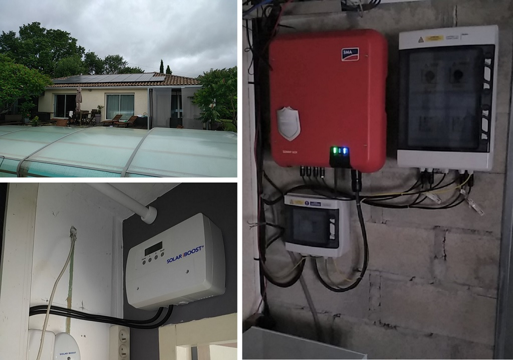 installation de capteurs solaires photovoltaïques en autoconsommation avec revente du surplus 6kwc