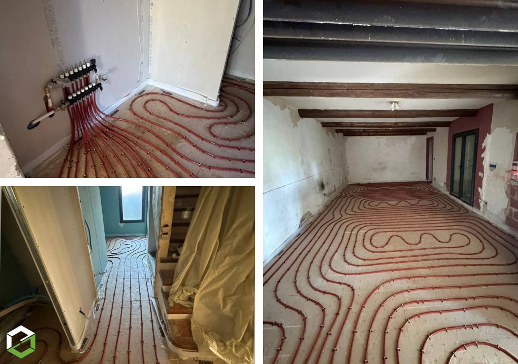 Installation Plancher chauffant rafraichissant en Rénovation COP/SCOP RGE Vaucluse-Vaucluse (84)
