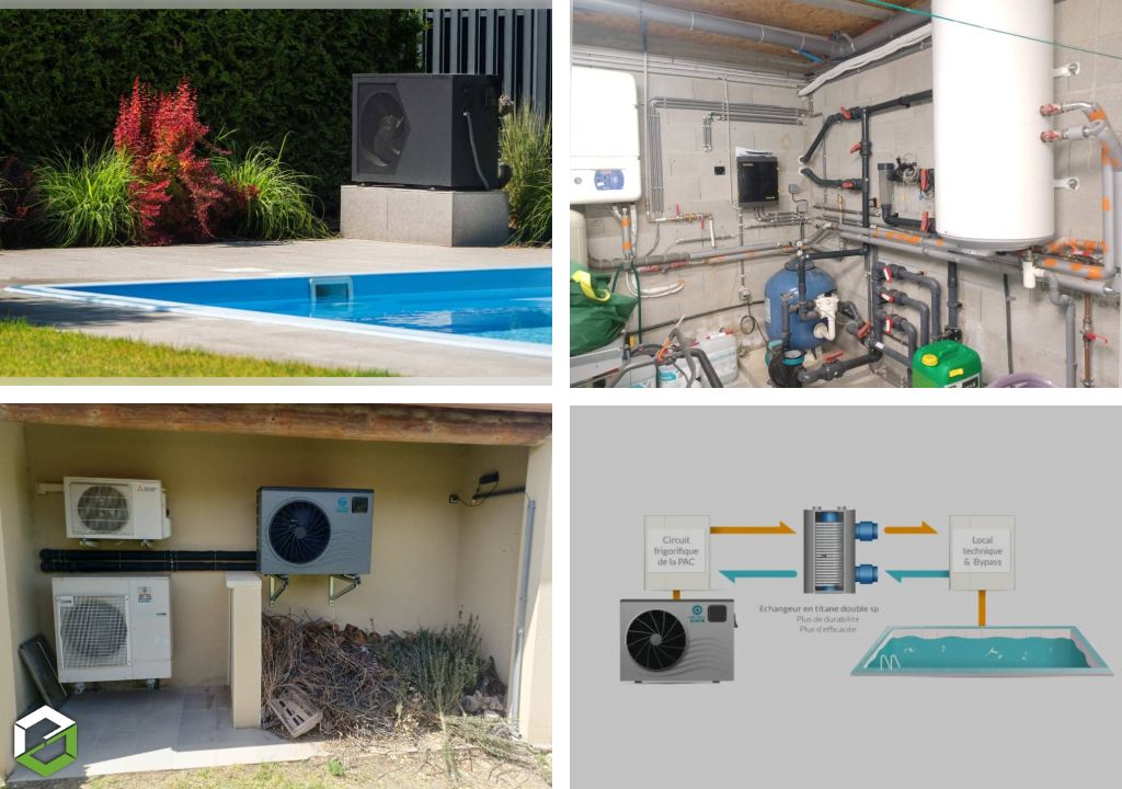 Installation d’une pompe à chaleur piscine HEIWA HBHP2-95-V1 RGE QUALIPAC-Vaucluse (84)