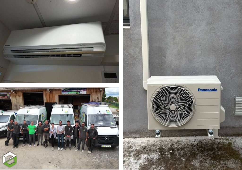 Climatisation spéciale pour serveur informatique Panasonic CU-Z25YKEA / CS-Z25YKEA dans un EHPAD