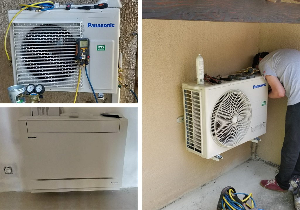 Installation d'une climatisation