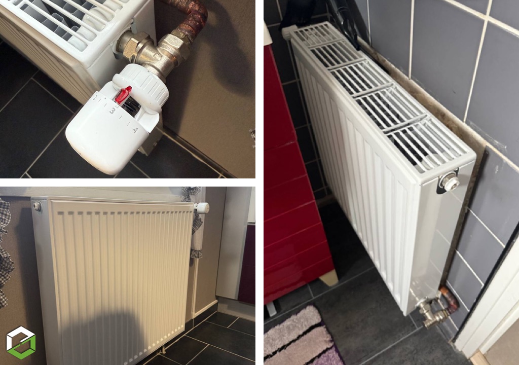 Remplacement de tous les radiateurs et pose de robinets thermostatique - Installateur RGE 76 & 27