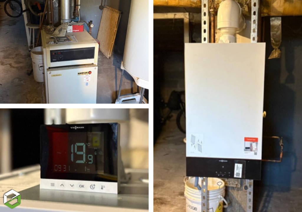 Pose chaudière gaz à condensation Viessmann Vitodens 100-W - Installateur RGE - QUALIGAZ 