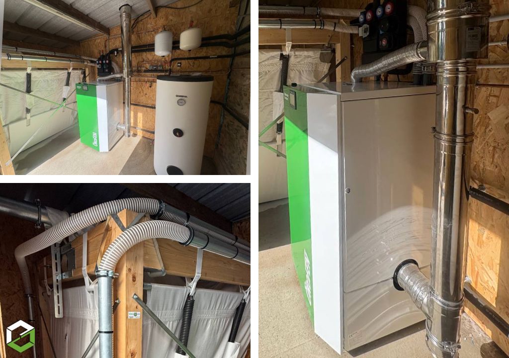 Chaudière à granulés Ökofen Pellematic Compact 18 kW - RGE QUALIBOIS