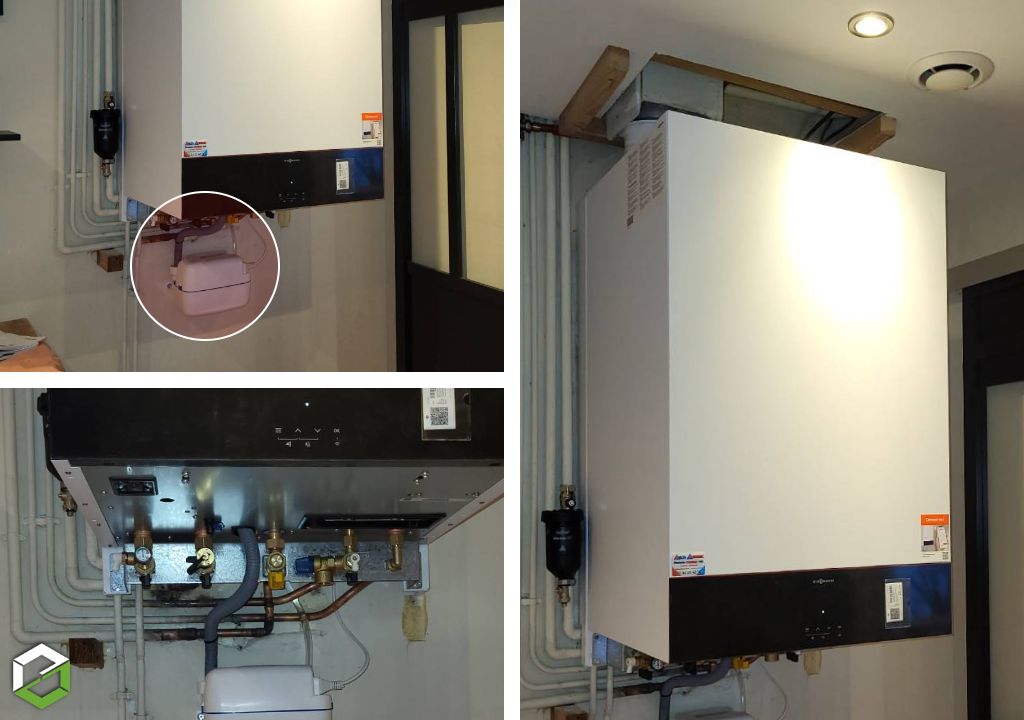 Remplacement chaudière gaz à condensation Viessmann Vitodens 111-W - Installateur RGE et QUALIGAZ 
