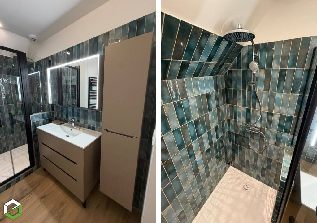 Création d'une salle de bain sur mesure