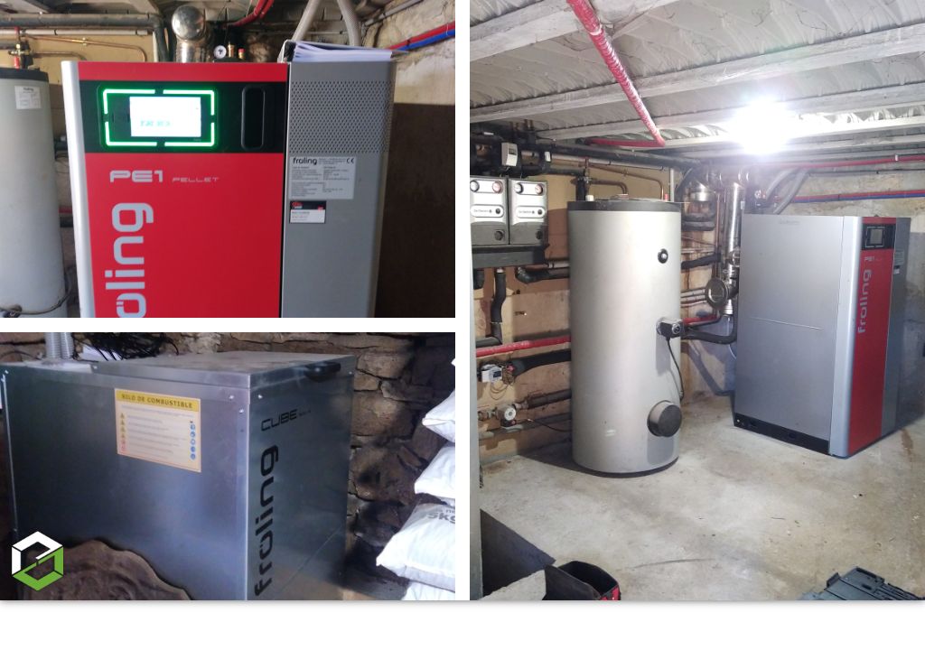 Consultez la chantier : installer une chaudière froling pe1 de 25 kw