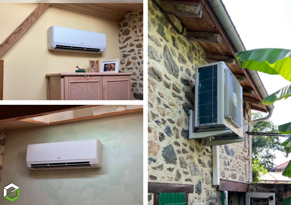 Sarl A.C.E  : Installation d’une pompe à chaleur air/air Climatisation Hitachi - RGE QualiPAC