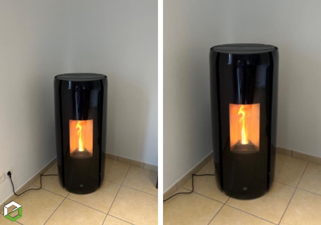 Consultez la chantier : installation d'un poele à granulé jm  matisse  - entreprise rge