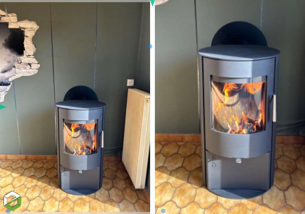 Consultez la chantier : installation d'un poêle à bois lorflam ofen 11 - entreprise rge qualibois