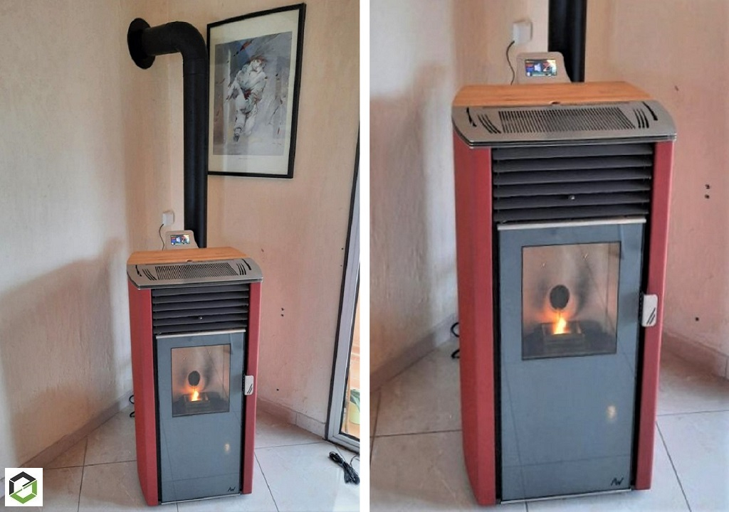 Installation d'un poêle a granulés ALPENWOOD - RGE QualiBois