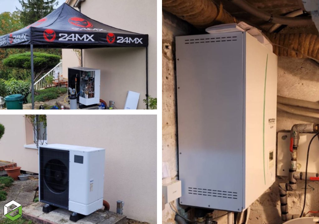 ENTREPRISE RGE QUALIPAC - Installation d'une pompe à chaleur Air/Eau MITSUBISHI Zubadan 11kw