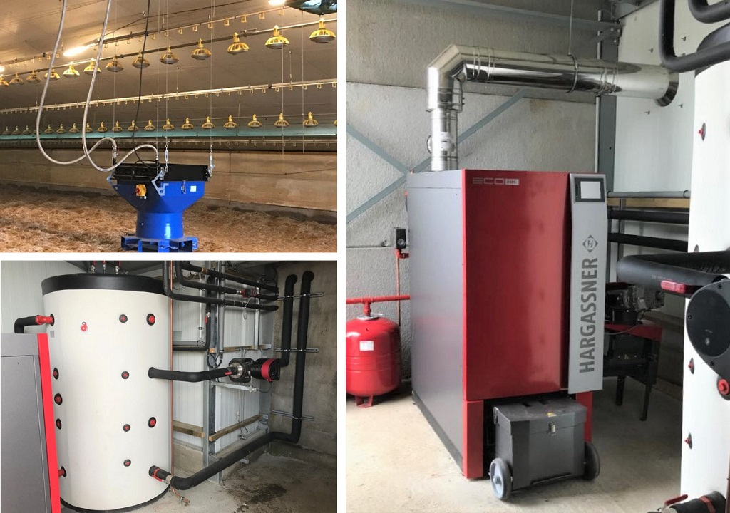 Consultez la chantier : installation d'une chaudière bois déchiqueté de marque hargassner type eco hk 90