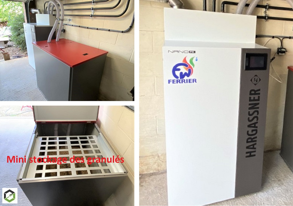 rge qualibois - installation d'une chaudière à granulés de bois de marque hargassner type nano pk 15