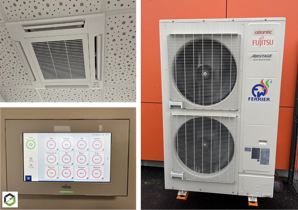 RGE QualiPAC - Installation et mise en service d'un système de climatisation de marque Atlantic type Vrf