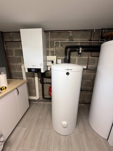 Remplacement d'une chaudière fioul par une PAC air/eau Viessmann