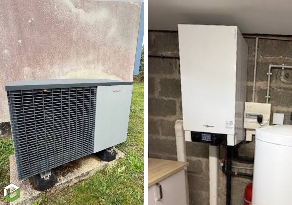 Remplacement d'une chaudière fioul par une PAC air/eau Viessmann