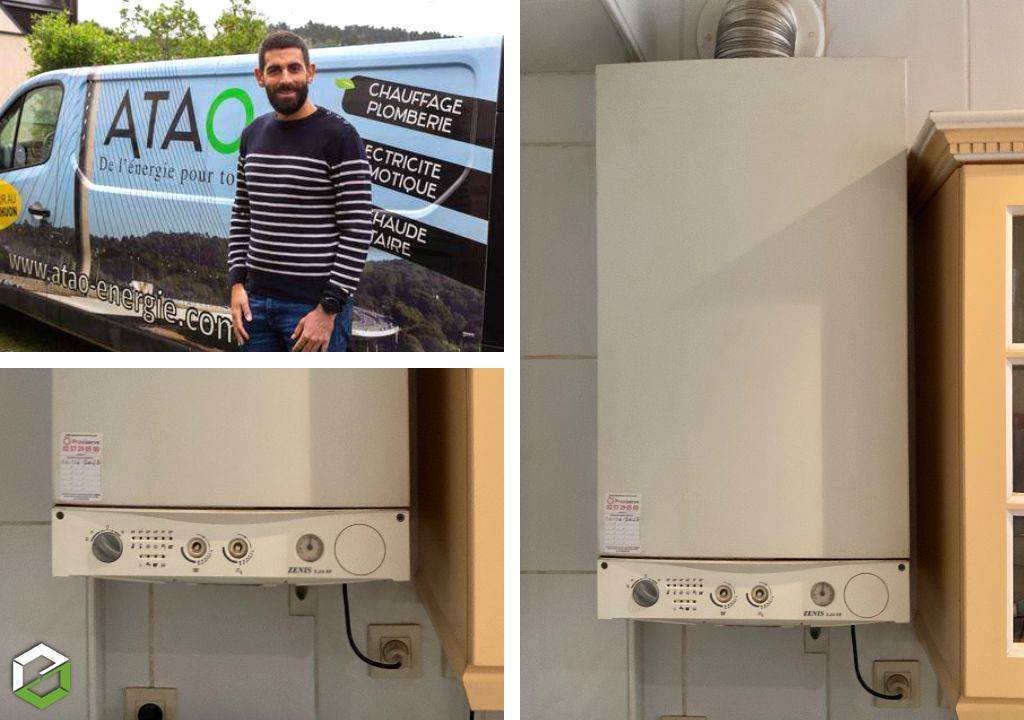 Installation chaudière à Gaz Chaffoteaux et Maury