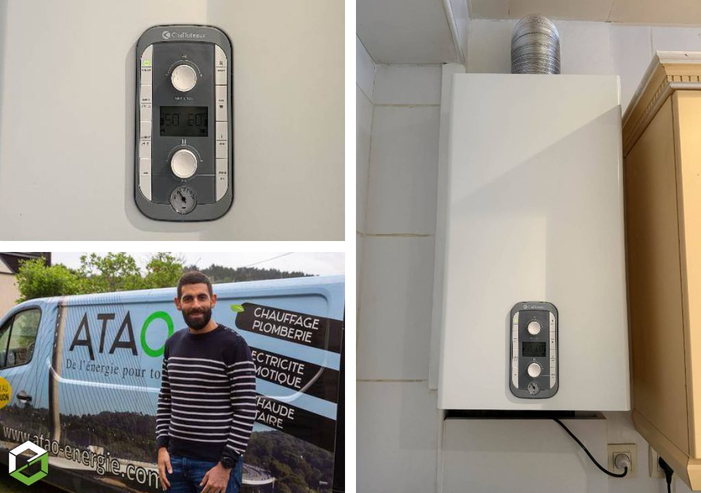 Installation chaudière à Gaz Chaffoteaux et Maury