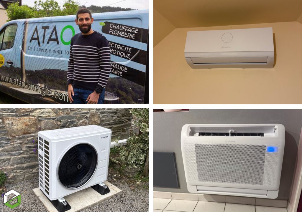 Installation d'une pompe à chaleur Air/Air 