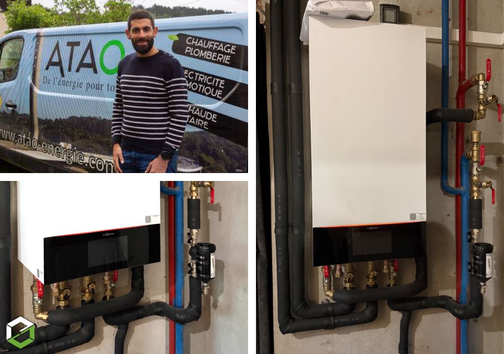 Ets Atao Energie : Installation pompe à chaleur air/eau Viessmann 