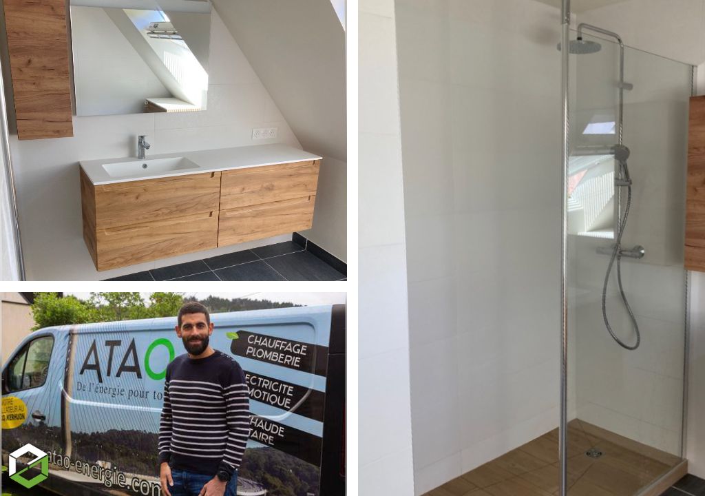 Ets Atao Energie : Rénovation complète d’une salle de bain 