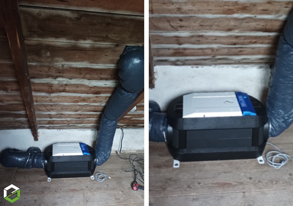 Consultez la chantier : entreprise rge - mise en place d'une vmi (ventilation mécanique insufflée) en création 