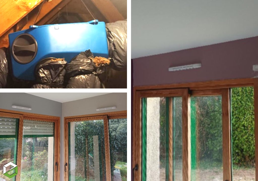 Consultez la chantier : artisan rge - mise en place d'une vmc hygro b en remplacement 