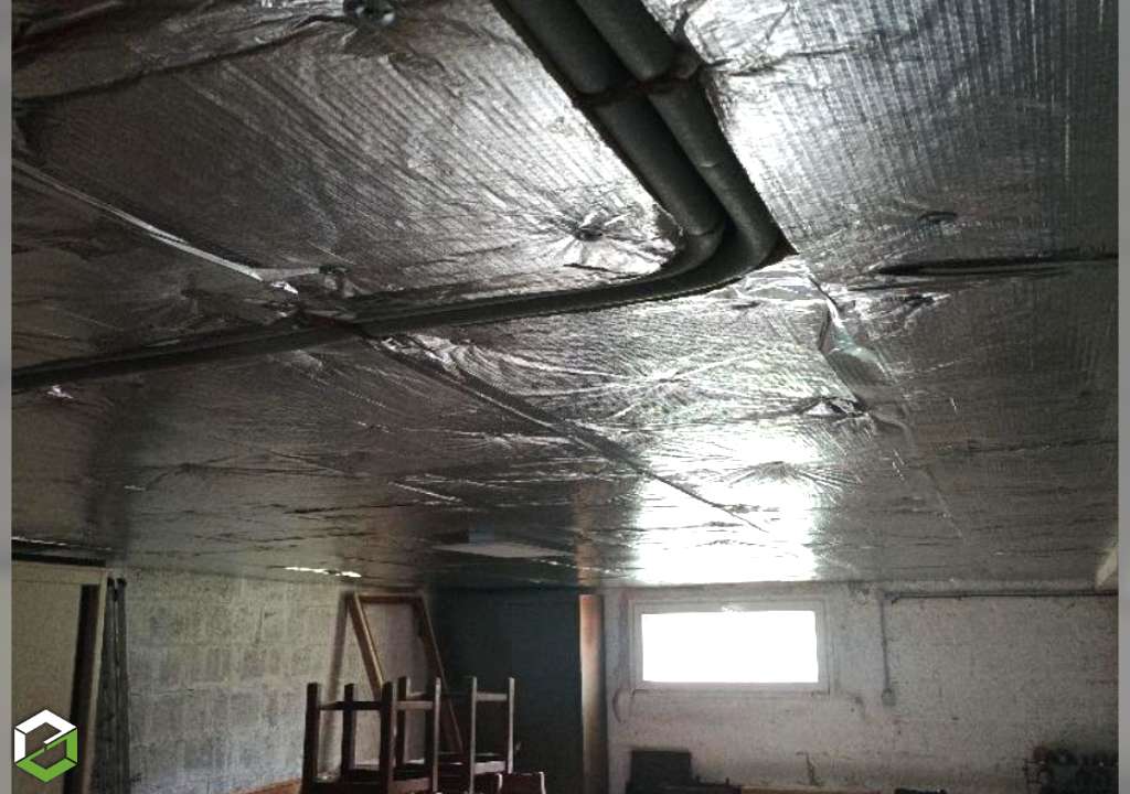 Consultez la chantier : isolation du plafond d'une cave en sous-sol - artisan rge 