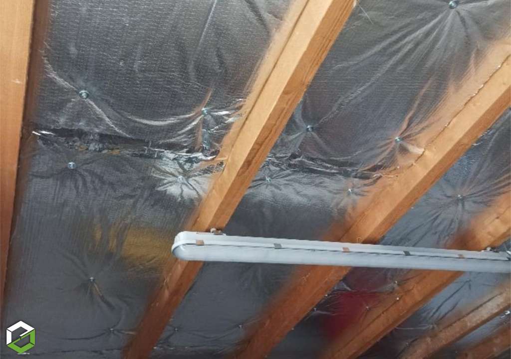 Consultez la chantier : isolation plafond de garage - artisan rge 
