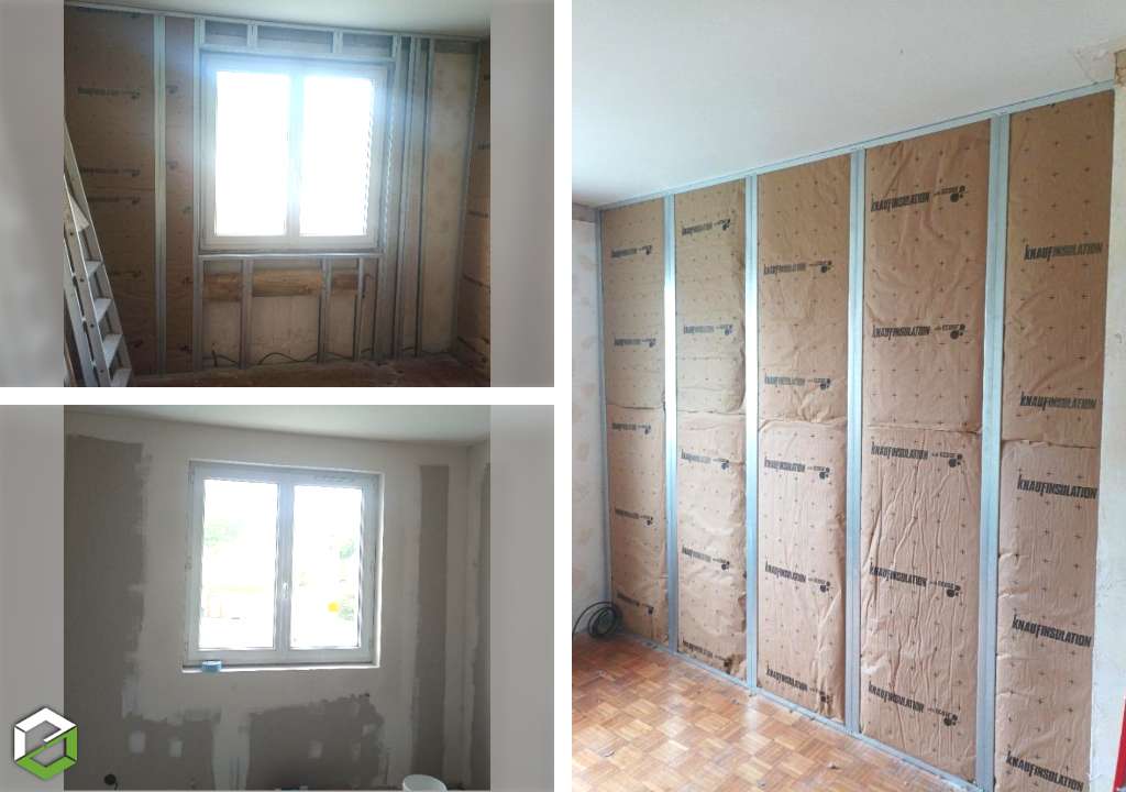Consultez la chantier : artisan rge - isolation par l'intérieur d'une pièce - entreprise rge